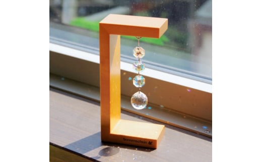 木製スタンド式サンキャッチャー ”Sonnenschein”「3連ボール」　【12203-0197】