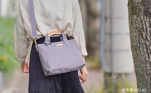 手提げショルダー　ネイビー　【12203-0379-1】