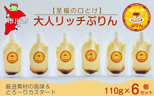 【至福の口どけ】大人リッチぷりん6個セット【12203-0340】