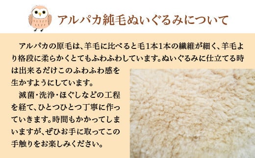 アルパカ純毛ぬいぐるみ・キーホルダーセット　【12203-0264】