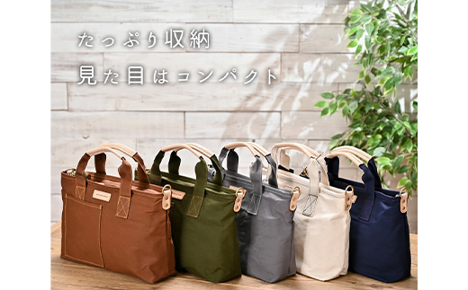 手提げショルダー　ネイビー　【12203-0379-1】