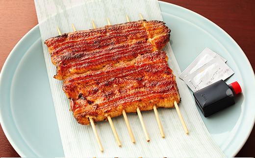 【6回定期便】うなぎ特上蒲焼1串(130g前後)（2か月に1回のお届け）【老舗 ギフト 冷凍  うなぎ 鰻 ウナギ かばやき 串  タレ 山椒 千葉県 市川市】【12203-0315】