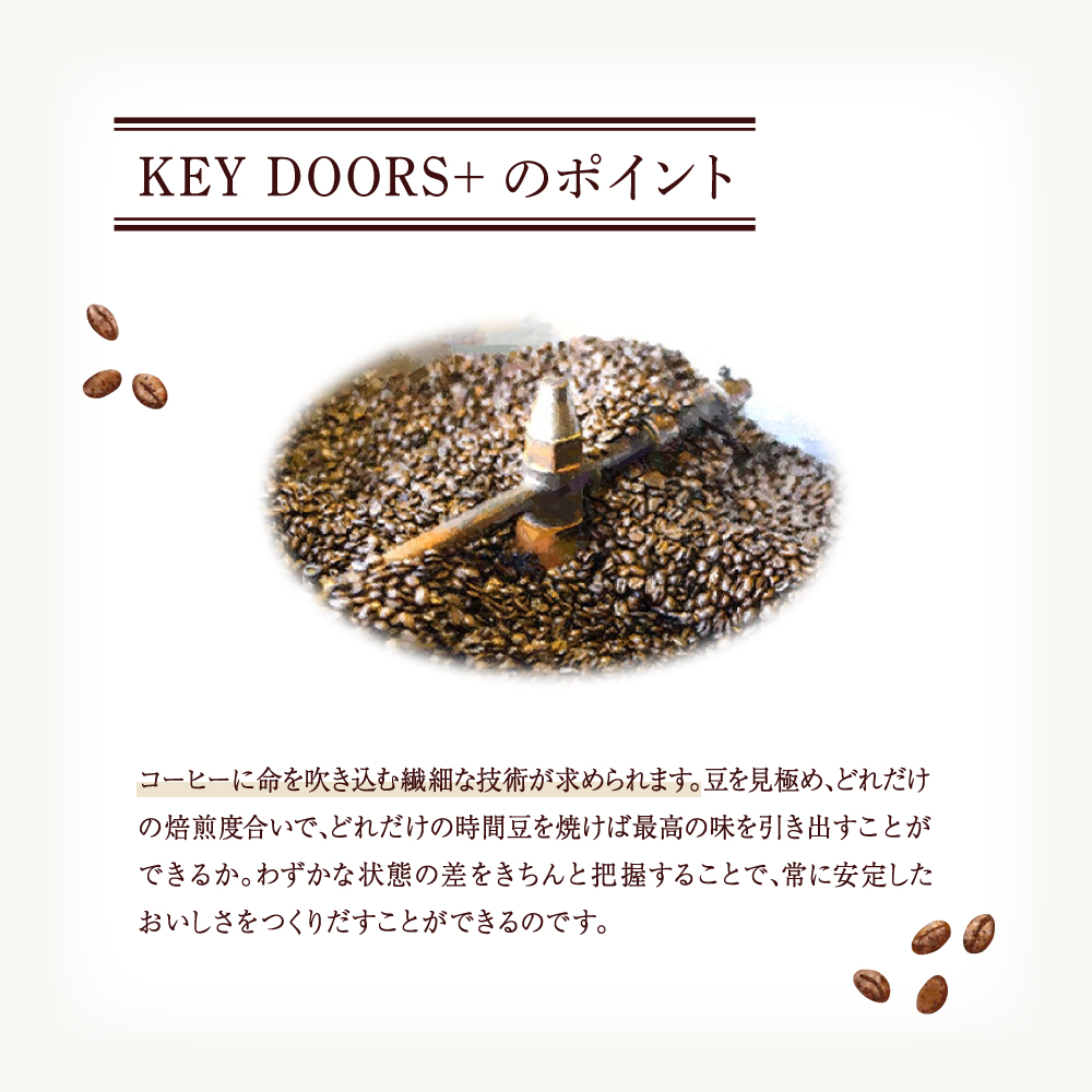 キーコーヒー KEY DOORS+ 3種のコーヒー粉セット スペシャルブレンド モカブレンド キリマンジャロブレンド 180g 6袋 コーヒー 粉 ドリップ セット 真空パック 