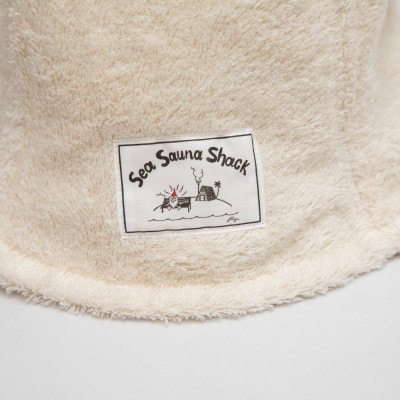 【Sea Sauna Shackオリジナル×コンテックス】今治 サウナハット ホワイト Fサイズ【1632456】