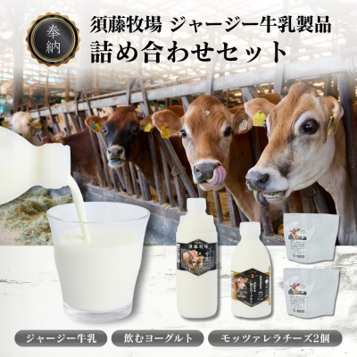 奉納・高評価!　ガストロノミーアワード大賞!　須藤牧場ジャージー乳製品つめあわせセット【配送不可地域：離島】【1579723】
