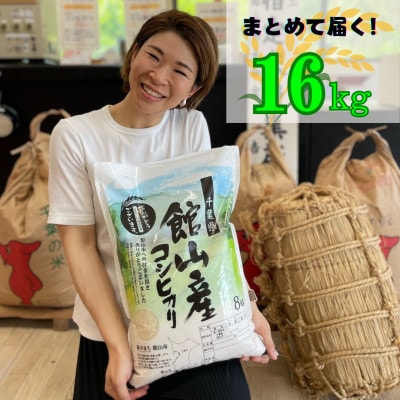 【新米】吉田米屋イチオシ!白米16kg つやつや館山産コシヒカリ1等米【1521964】