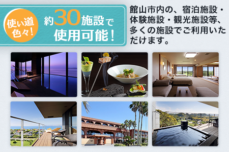 エンジョイ館山観光券 3,000円分【1655702】