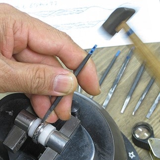 銀の笛　ホイッスルシルバーペンダント　ハワイアン(チェーン付き)【1200433】