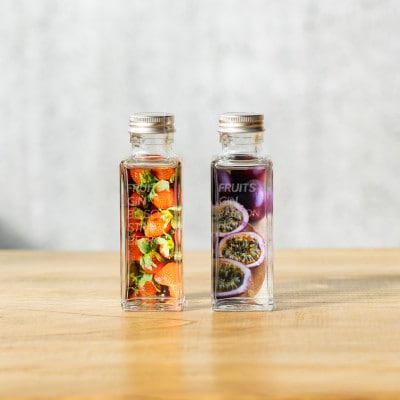 フルーツジン 房総いちご/パッションフルーツ　100ml 各1本【1696785】