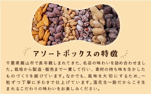 落花生&豆菓子6種類アソートボックス【1693358】