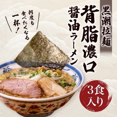黒潮ラーメン　3食分【配送不可地域：離島】【1714439】