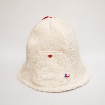 【Sea Sauna Shackオリジナル×コンテックス】今治 サウナハット ホワイト Fサイズ【1632456】