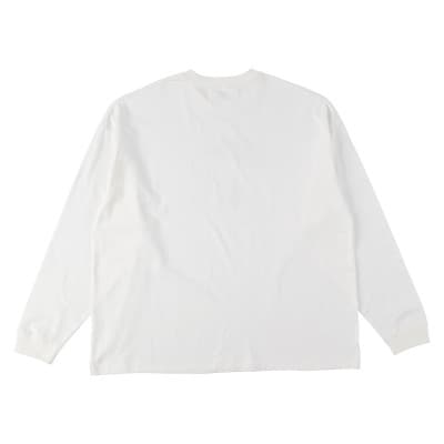 【Sea Sauna Shackオリジナル】薪割りロングTシャツ ホワイト XLサイズ【1668859】