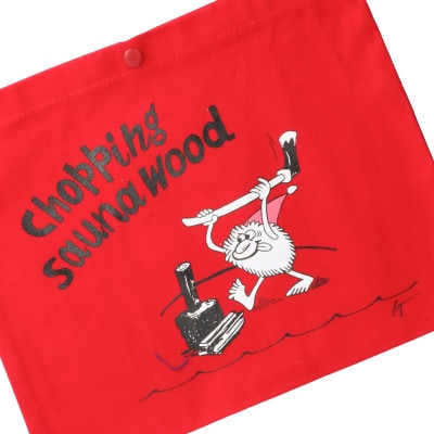 【Sea Sauna Shackオリジナル】薪割り サコッシュ レッド【1632460】