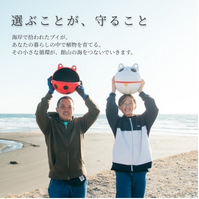アップサイクルプランター　海カエルてんとう虫(1個)【1681045】