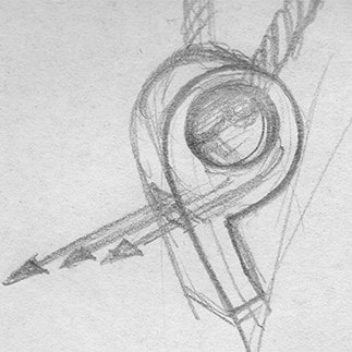 銀の笛　ホイッスルシルバーペンダント　ハワイアン(チェーン付き)【1200433】