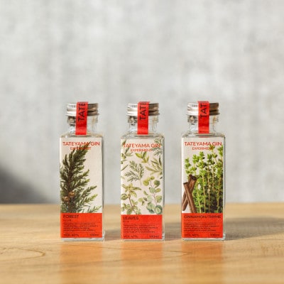 【クラフトジン】TATEYAMA GIN 3種飲み比べセット 100ml×3種【1693442】