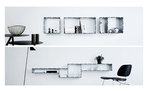 アルミ家具グリッドシェルフ350mmグリッド3列×1段(組立品) ふるさと納税 アルミ家具 家具 シェルフ あるみ アルミユニットシェルフ 本棚 オーディオラック 収納棚 アルミ製 組立 千葉県 木更津市 KCI004