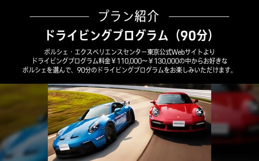 ポルシェ・エクスペリエンスセンター東京　ドライビングエクスペリエンス（911 Turbo S、911 GT3など） ふるさと納税 ポルシェ オーナー 体験 高級車 スピードカー 運転 送料無料 KE004
