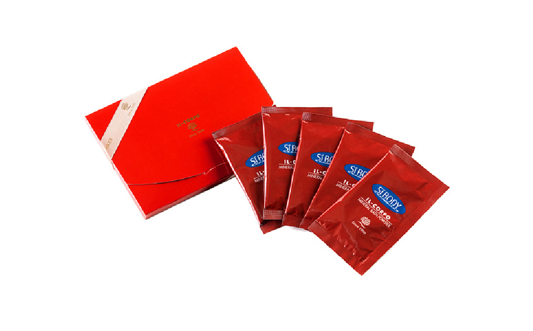 イルコルポ ミネラルバスパウダーオリジナルグリーティングギフト  入浴剤 バスパウダー 美肌 保湿 整肌 アロマ ミネラル 雪塩 海藻エキス スクワラン パパイン お風呂 バス用品      KDD009