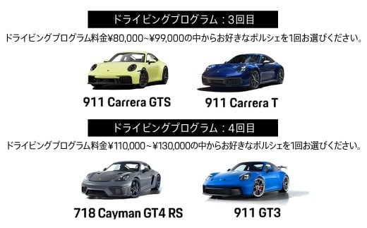 ポルシェ・エクスペリエンスセンター東京　ドライビングエクスペリエンス　回数券（4回分） ふるさと納税 ポルシェ ドライビング体験 高級車 スピードカー 運転 送料無料 千葉県 木更津市 KE009