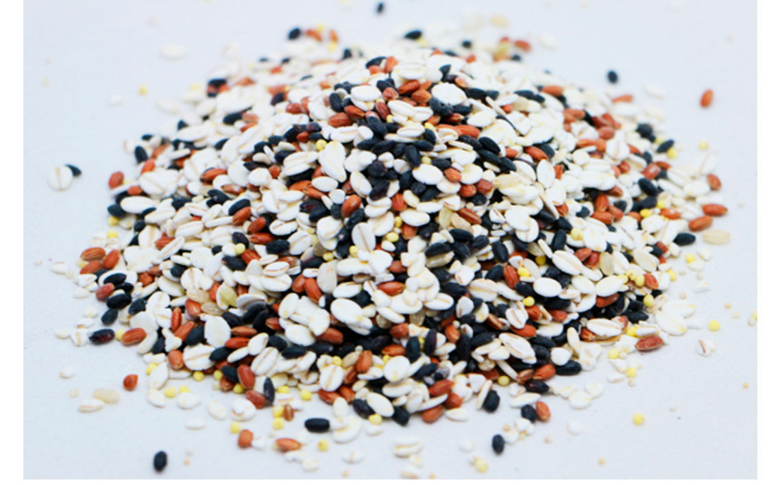 【喜八堂】頑固職人手焼き　国産十穀米　4袋 No.357