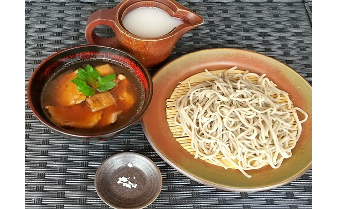 【人気の手打ち十割蕎麦4食セット】鴨せいろ2人前・せいろ2人前（ゆで蕎麦冷凍） そば 加工品 惣菜 