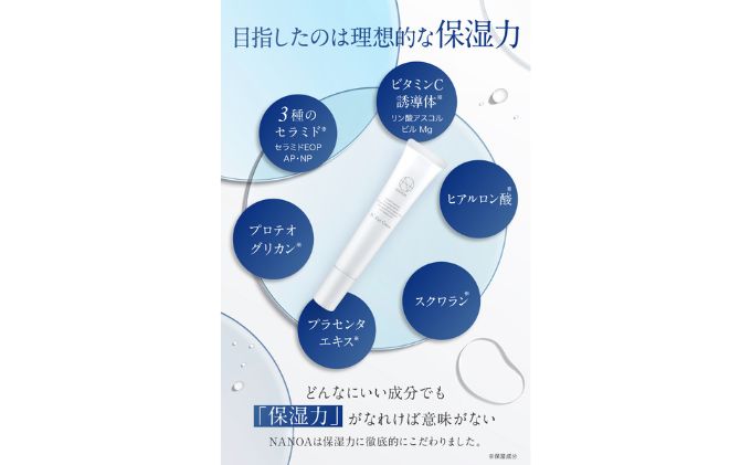 (ナノア)NANOA アイクリーム ヒト幹細胞 EGF 目元ケア エイジングケア セラミド 目元クリーム 無添加 日本製 2個セット