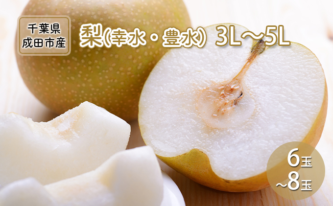 梨 幸水 豊水 3L～5L 6玉～8玉 フルーツ 果物 旬のフルーツ 旬の果物