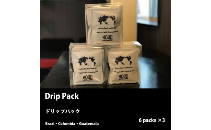 HOUEI COFFEE DRIP PACK 6Pack×3