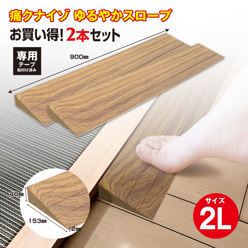 No.290 痛くないぞゆるやかスロープ2L　2本セット　ECIT04S2