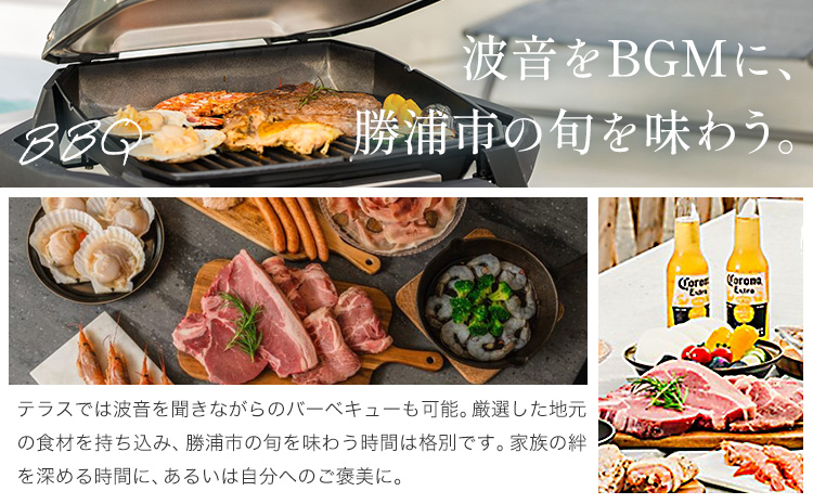 THE VIBES VILLA 宿泊補助券 5万円分 THE VIBES VILLA《30日以内に出荷予定(土日祝除く)》千葉県 勝浦市 ホテル 宿泊 海 オーシャンビュー BBQ 宿泊券 サウナ リゾート