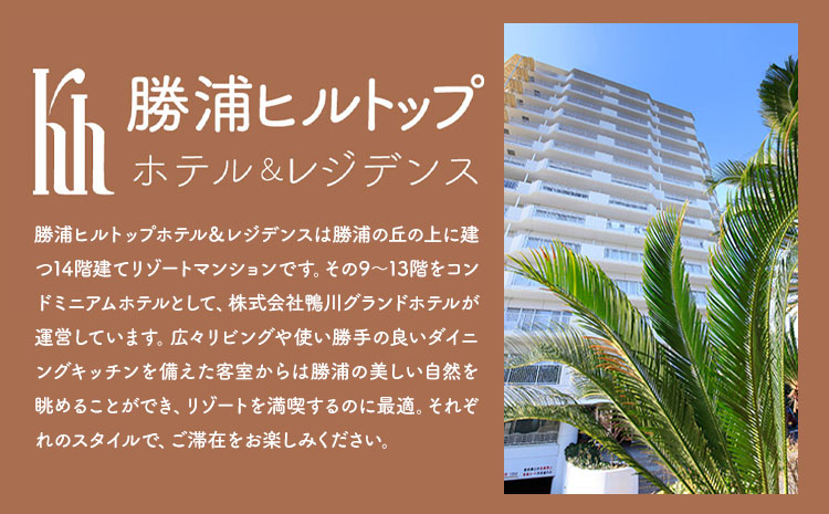 勝浦ヒルトップホテル 宿泊券  食事なし 休前日 1組2名様 勝浦ヒルトップホテル《30日以内に出荷予定(土日祝除く)》千葉県 勝浦市 ホテル 宿泊 宿泊券 チケット 送料無料【配送不可地域：離島】