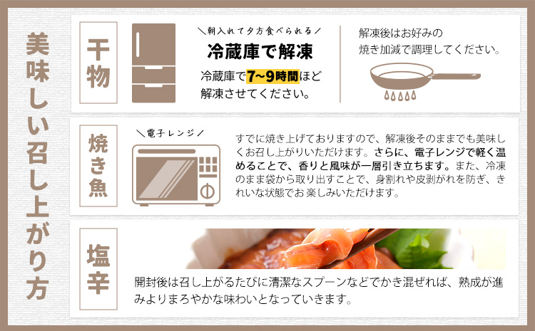 干物・焼魚・塩辛セット 4~6種10枚 株式会社鈴八フーズ 《30日以内に出荷予定(土日祝除く)》【配送不可地域：離島】塩辛100gさばの塩焼き さけの塩焼き 干物 アジ カレイ 金目鯛 イカ ホッケ 鯛 さば 赤魚 さんま エボ 鯛 カサゴ カマス