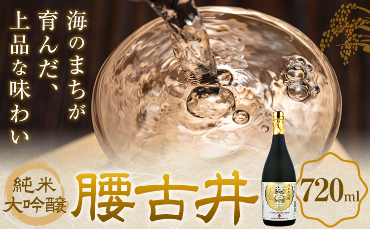 日本酒 腰古井 純米大吟醸 720ml 1本 有限会社 滝口商店《30日以内に出荷予定(土日祝除く)》千葉県 勝浦市 日本酒 酒 純米 大吟醸