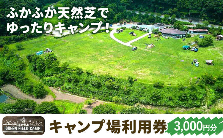 キャンプ場 利用券 3000円分 合同会社Camp for Life《30日以内に出荷予定(土日祝除く)》千葉県 勝浦市 キャンプ REWILD GREEN FIELD CAMP ファミリー グループ キャンプ チケット 施設利用券