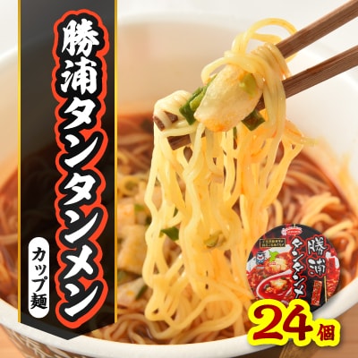 勝浦タンタンメンカップ麺　24個(12個入×2ケース)【1285539】