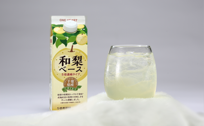 梨 千葉県産 和梨ベース 500ml 4本 セット 和梨 希釈 希釈用ドリンク 希釈ドリンク 果実飲料 ジュース ドリンク 飲み物 かき氷 シロップ フルーツ 果物 千葉 千葉県 市原 市原市
