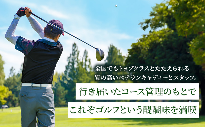 ゴルフ場 千葉 姉ヶ崎カントリー倶楽部 キャディー付プレー 平日のみ 1名様 ゴルフ 関東 チケット ゴルフ場利用券 プレー券 施設利用券 