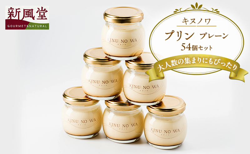 キヌノワプリン　プレーン54個セット