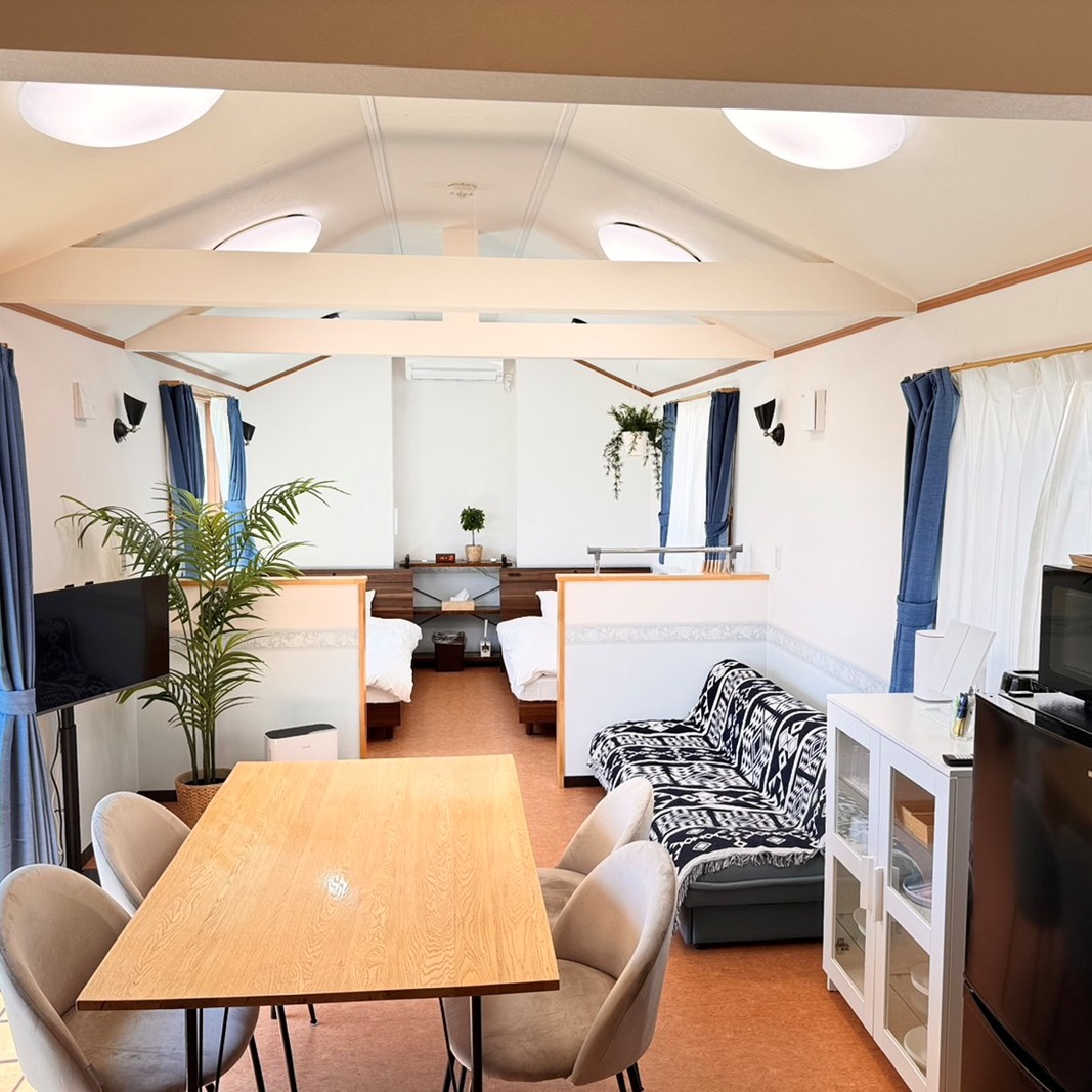 「泊まれるトレーラーハウス」　トレーテル市原牛久店　宿泊割引クーポン　チケット クーポン 旅行 宿泊 国内旅行 トレーラーハウス 1棟貸し キッチン完備 快適 房総半島 市原市 千葉県