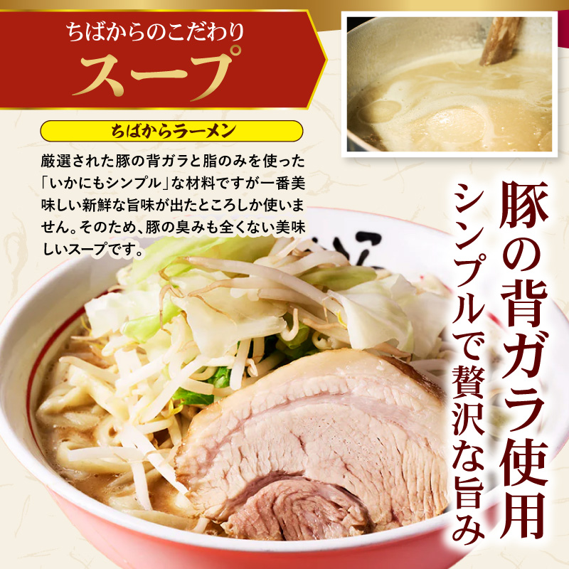 ちばかららーめん 2人前 二郎系ラーメン