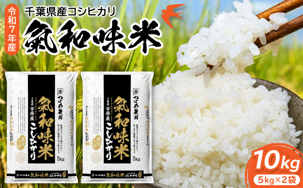 令和7年産「気和味米」千葉県産コシヒカリ 白米 10kg