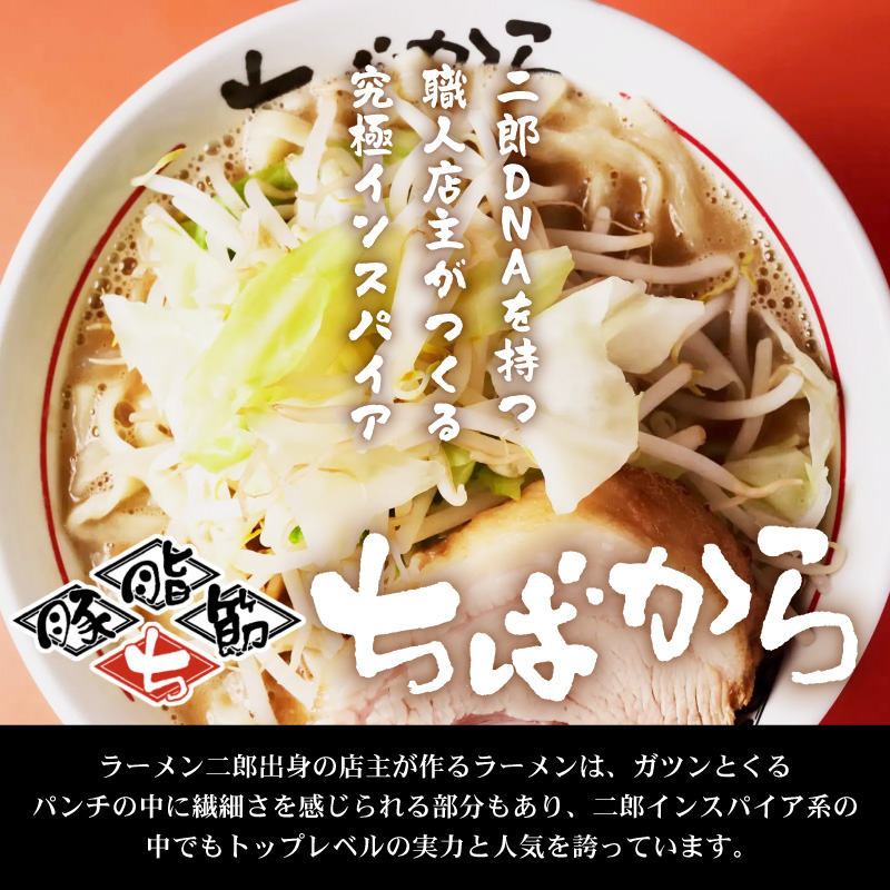 ちばから油そば（節）2人前 二郎系ラーメン