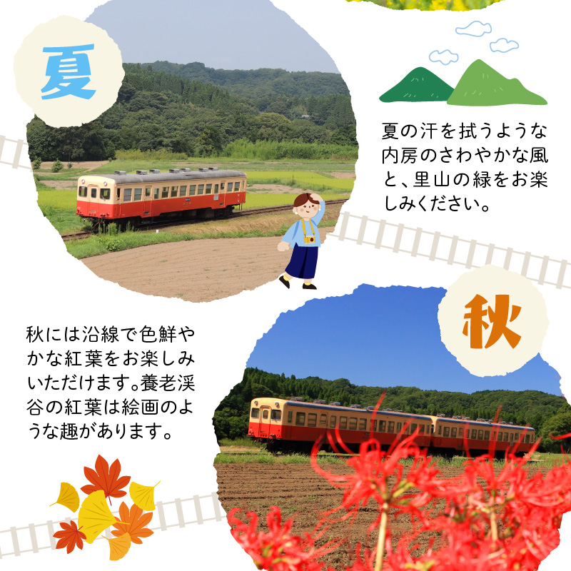 小湊鉄道一日フリー乗車券 ペアセット