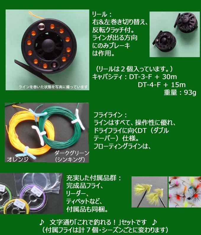 ツインモーション・フライタックルset（6ft6in#3）