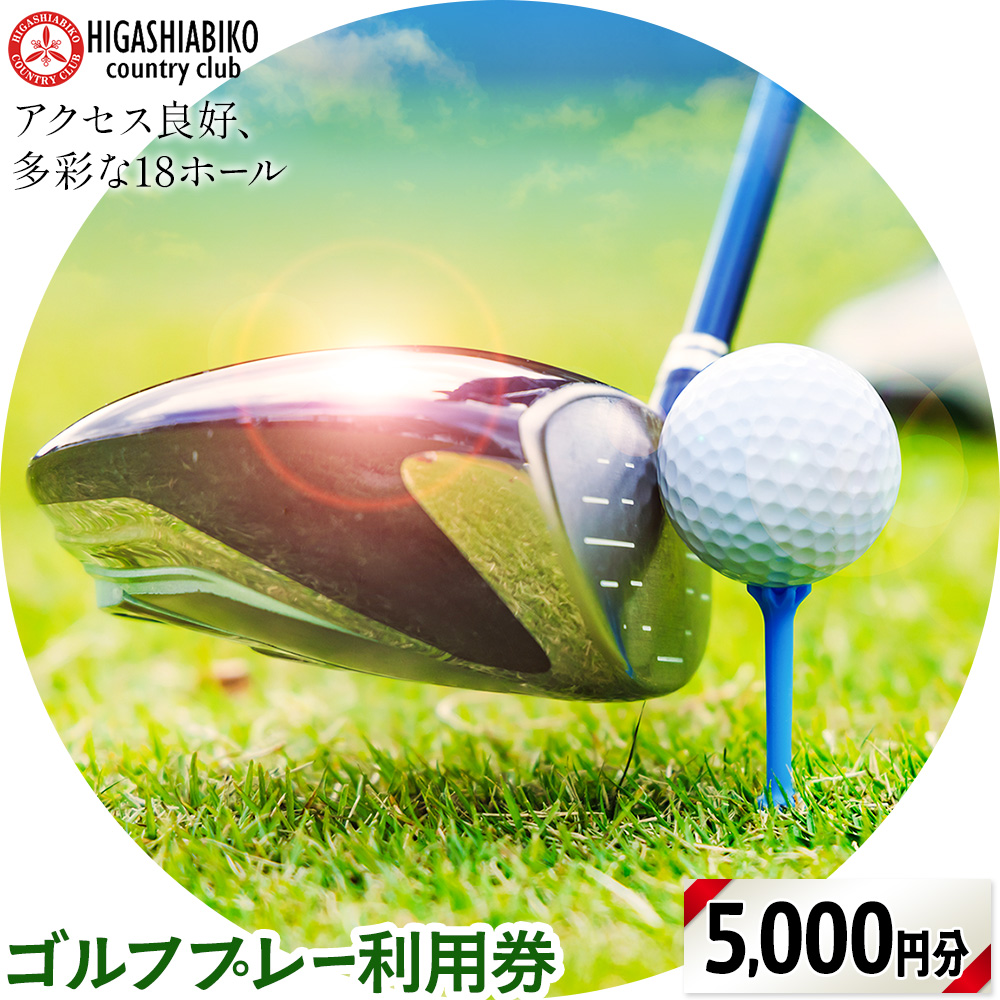 ゴルフ プレー 利用券 5000円分 株式会社東我孫子カントリークラブ《30日以内に出荷予定(土日祝を除く)》千葉県 我孫子市 ゴルフチケット ゴルフプレー チケット 東我孫子カントリークラブ