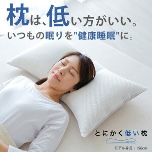 とにかく低い枕　まくら株式会社《60日以内に出荷予定(土日祝除く)》