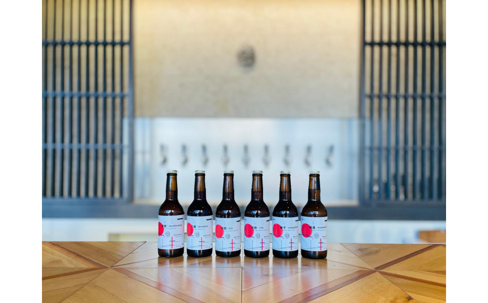 「ハレの日」クラフトビール！白ワインを彷彿とさせる”ブリュットIPA”【撫子】地ビール6本組　【できたて直送】無ろ過、非加熱の新鮮なクラフトビールをお送りいたします。