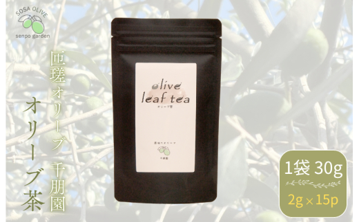 匝瑳オリーブ 千朋園　オリーブ茶　1袋 30g（2g×15パック） ／ お茶 オリーブ茶 オリーブ オレウロペイン ポリフェノール ティーバッグ